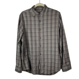 Tasso Elba Men’s Printed Button up Shirt Size M Business Cotton Contemporary